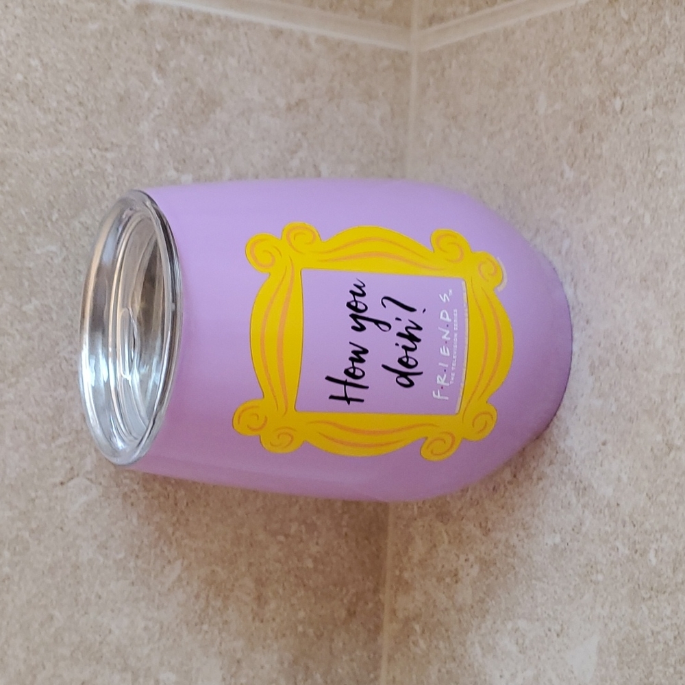 Friends Insulated Wine 10 oz. Tumbler How you doin?